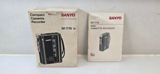 Walkman SANYO M-1115 Grab/Rep/Altav Coleccionismo