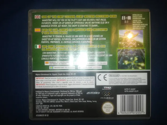Nanostray Nintendo DS PAL España Completo