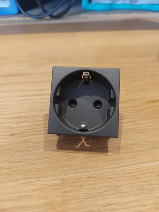 10 ud Enchufe Niessen Zenit Antracita Nuevo