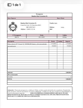 Peluca rubia de cabello 100% natural extra larga.