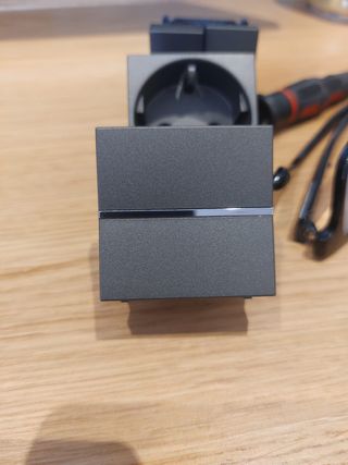 10 ud Conmutador ancho Niessen Zenit Antracita