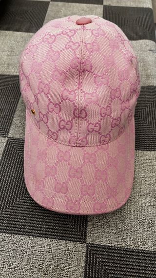 Gorra Gucci Rosa GG Supreme