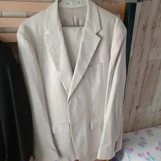 Traje de chaqueta azul ZARA