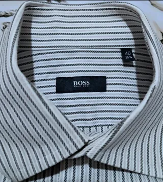 Camicia Uomo Hugo Boss Righe Taglia M
