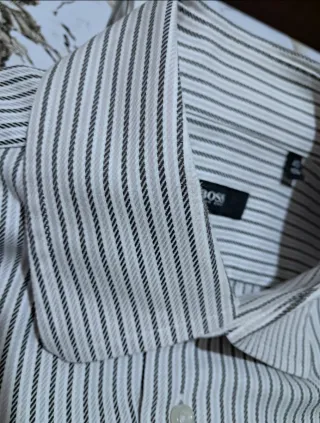 Camicia Uomo Hugo Boss Righe Taglia M