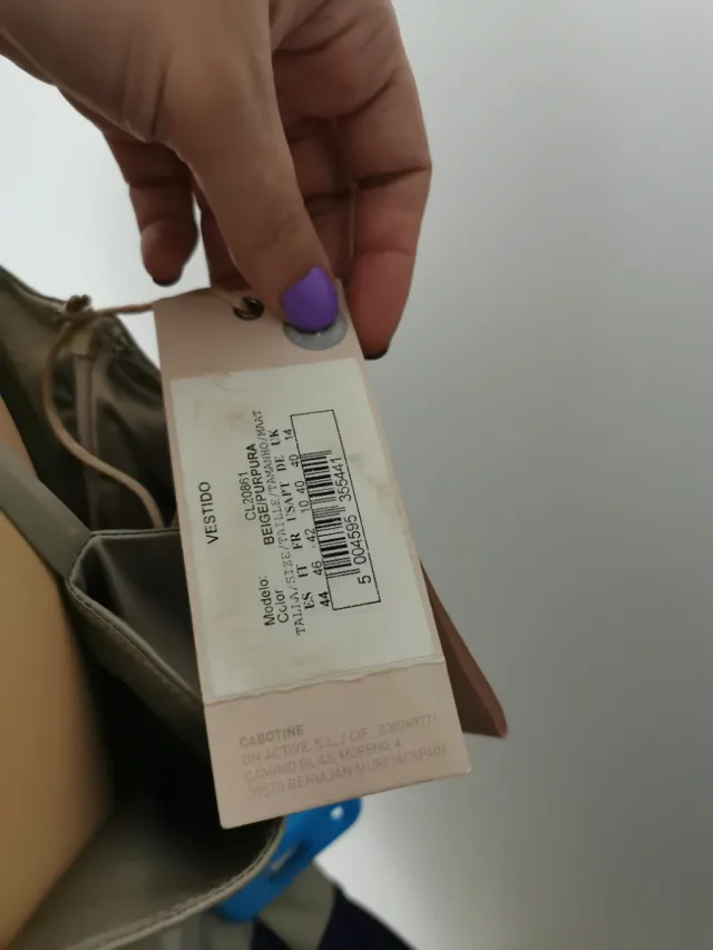 Vestido Alta Costura Talla 44 nuevo