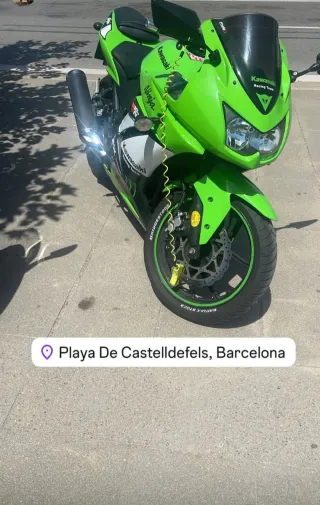 Kawasaki Ninja 250R Verde/Blanca