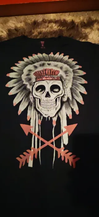 Camiseta Skull con Indio XL