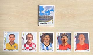 Lote 90 cromos Mundial Fútbol 2014