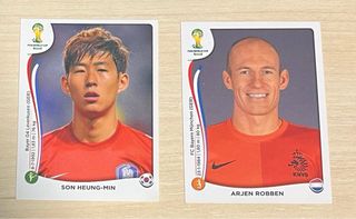 Lote 90 cromos Mundial Fútbol 2014