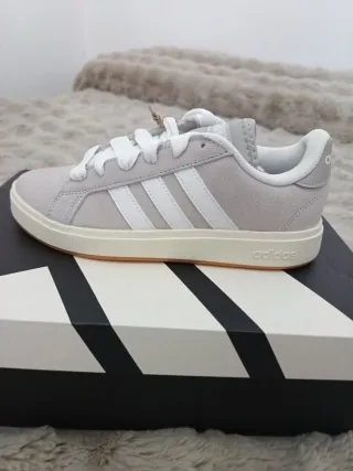 Zapatillas Adidas Grand Court Gris/Blanco