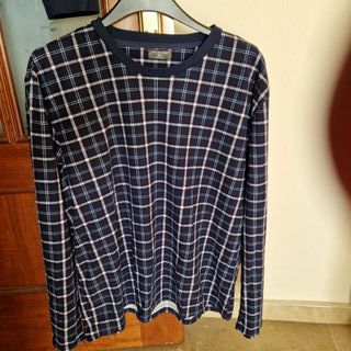 Pijama hombre cuadros azul Primark 2XL