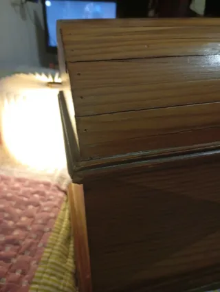 Baúl de madera pequeño/mediano