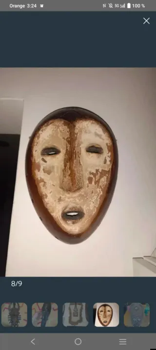 Máscara africana lega