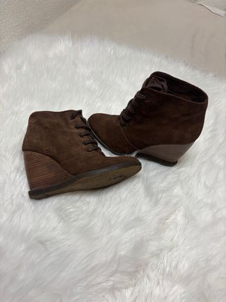 Botines Y2K Marrones con Cuña