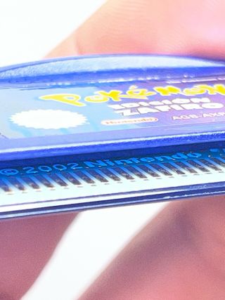 Cartucho Pokémon Zafiro Edición Español GBA