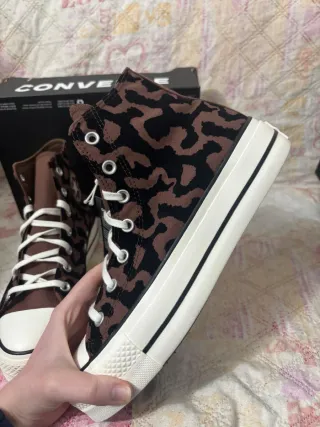 Converse Platform Leopardate