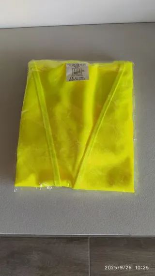 Chaleco de seguridad reflectante amarillo