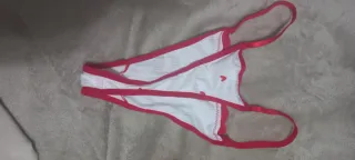 Conjunto Lencería Corazones Rojo y Blanco