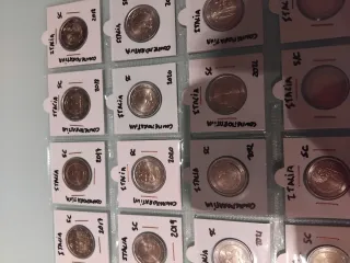 Monedas 2 euros conmemorativas Italia