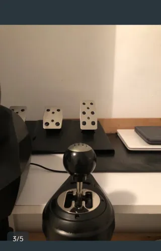 Volante PowerDrive GTR con Palanca de Cambios