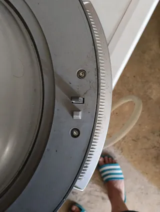 Puerta Lavadora Siemens 7kg gris