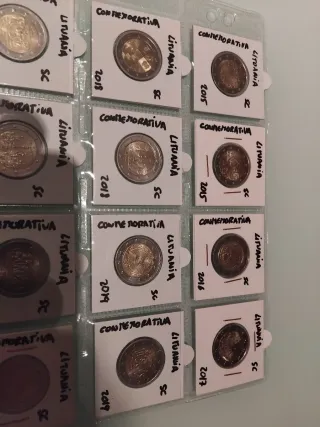 Monedas 2 euros conmemorativas Lituania