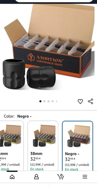 2 Cajas de Empuñaduras maquina tatuar desechables