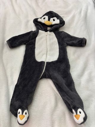 Pijama Pingüino Bebé Talla 1Meses