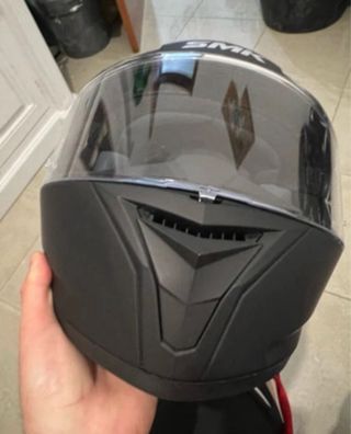 Casco Integral SMK Negro Mate ( sin estrenar)