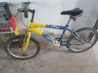 Bicicleta BTT HADDAR Azul y Amarilla