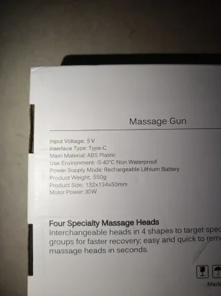 Masajeador Muscular Eléctrico Gris