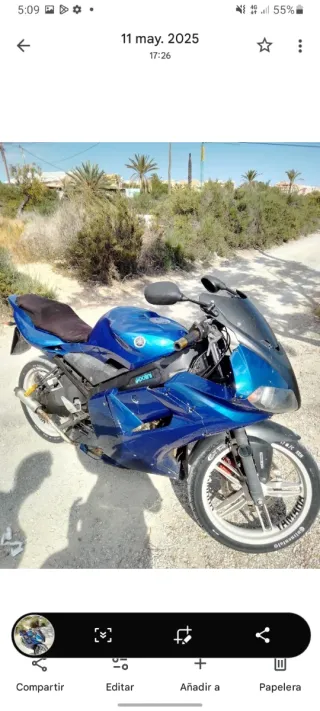 Yamaha TZR 50 Azul