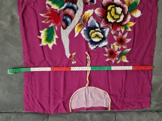 Caftano donna stampa pavone taglia xxl