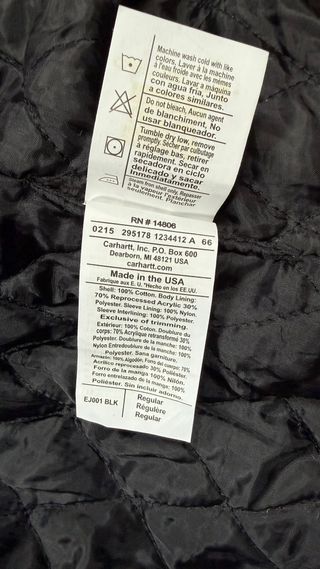 Casaco Carhartt Azul Ganga com Capuz