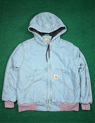 Casaco Carhartt Azul Claro Ganga com capuz