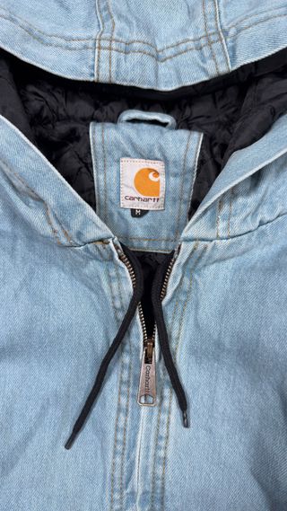 Casaco Carhartt Azul Claro Ganga com capuz