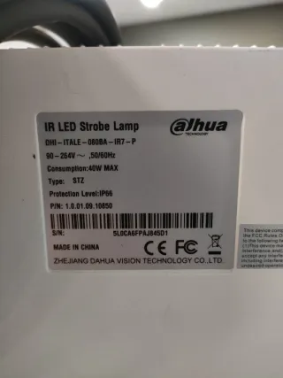 Focos infrarrojos Dahua