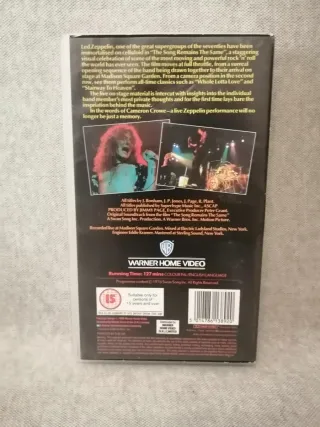 VHS 1988 🇬🇧 LED ZEPPELIN The Song Remains The Sa