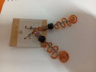 Pendientes largos espirales