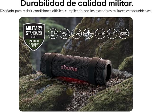 LG xboom Grab Altavoz Bluetooth 30W IP67 Negro