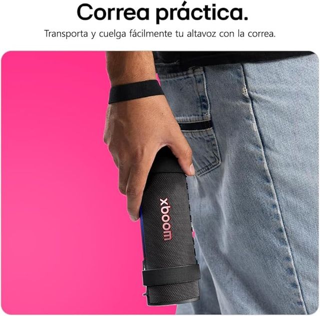 LG xboom Grab Altavoz Bluetooth 30W IP67 Negro