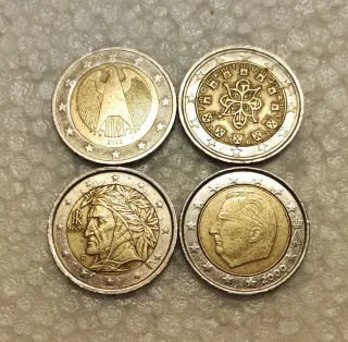 Lote 18 monedas 2 euros