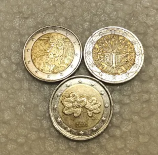 Lote 18 monedas 2 euros