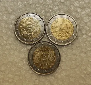 Lote 18 monedas 2 euros