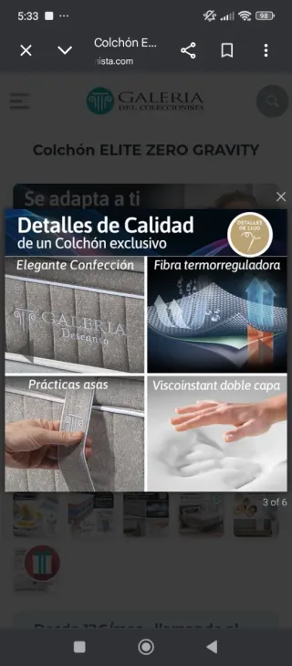 Vendo Colchón Viscoelástico y 2 almohadas