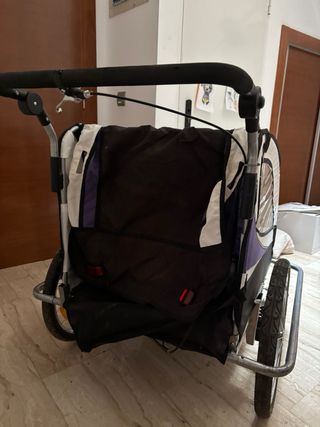 Remolque de paseo para 2 niños