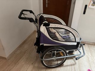 Remolque de paseo para 2 niños