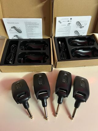 x2 SISTEMAS INALÁMBRICOS PARA BAJO Y GUITARRA