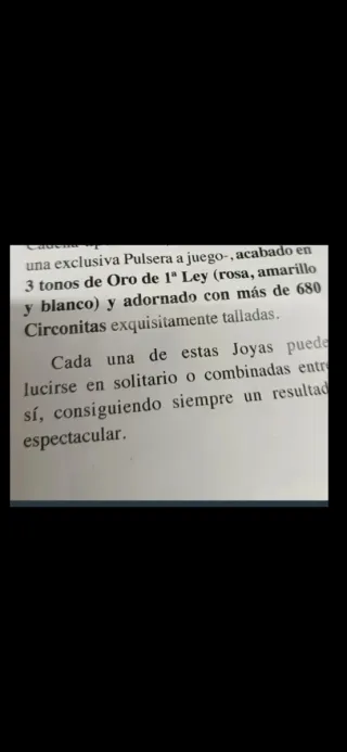 Set Gioielli 3 Oro: Collana, Anello, Bracciale
